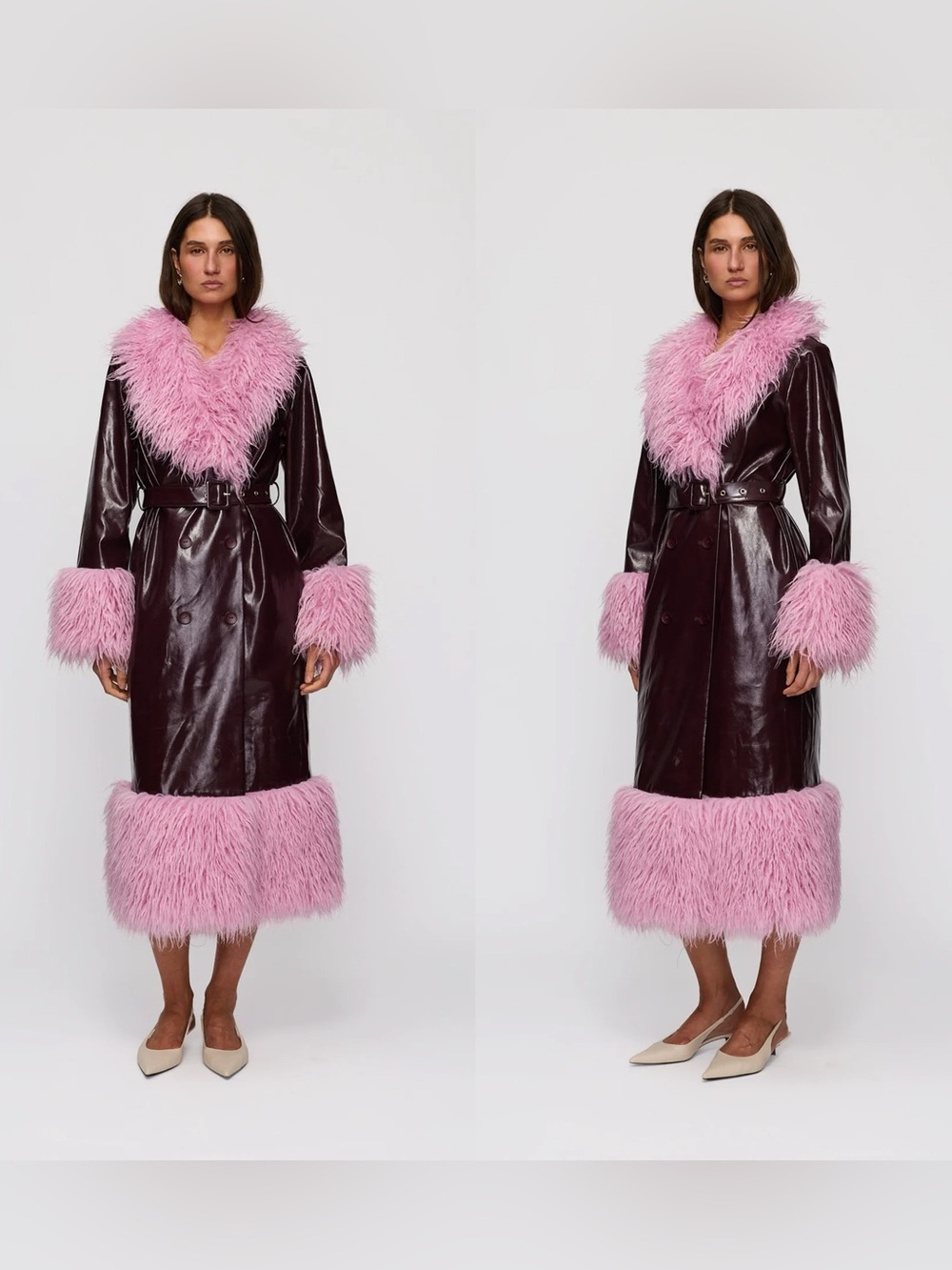 NWT The Wolf Gang Abrego Coat in Plum